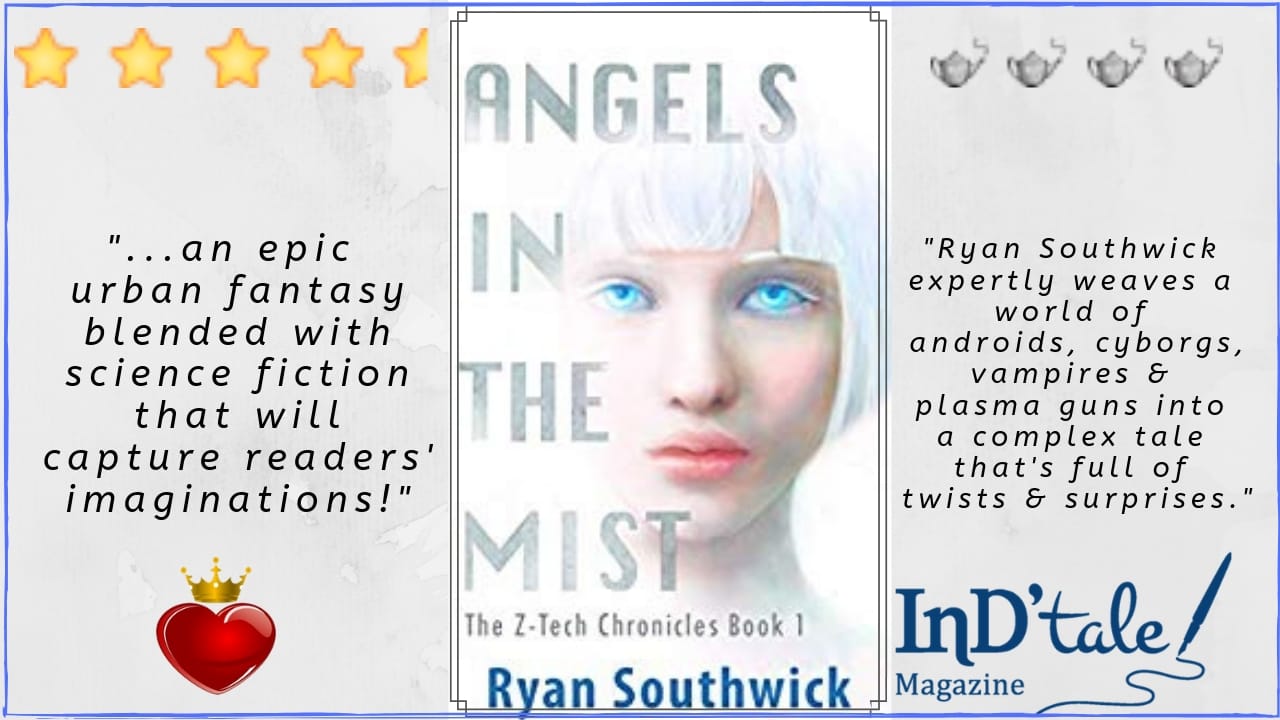 Angels in the Mist book cover with review quotes