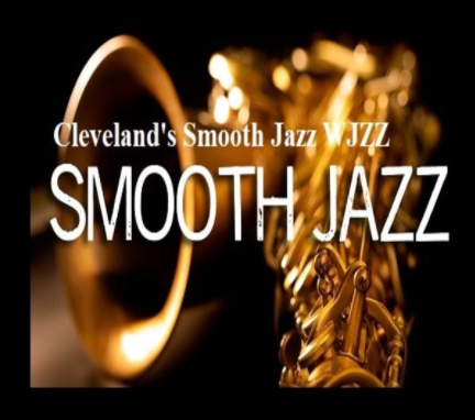 "Cleveland's Smooth Jazz WJZZ SMOOTH JAZZ" Pic of a sax