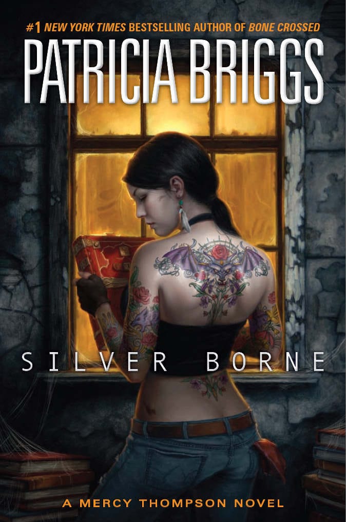 Book cover: Silver Borne by Patricia Briggs