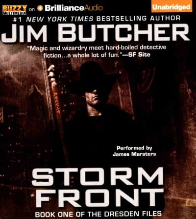 Audiobook cover: Storm Front by Jim Butcher